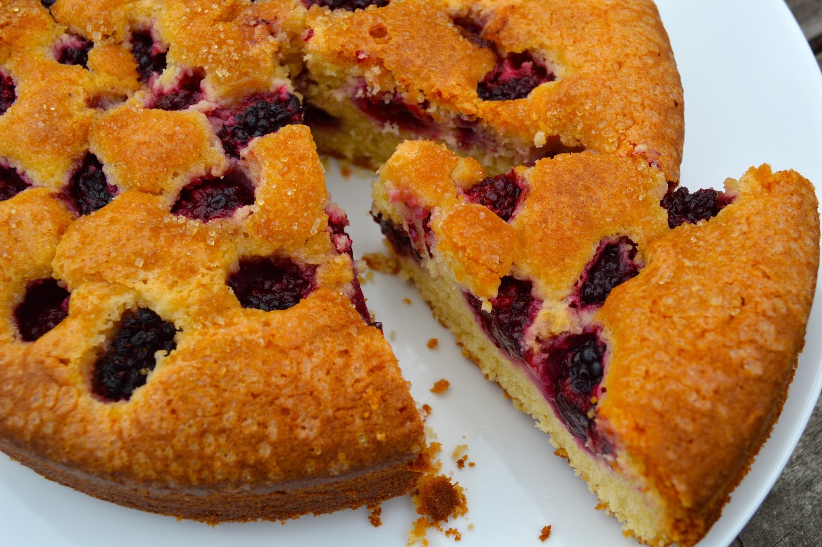Kitchen Delights Blackberry Buttermilk Sponge