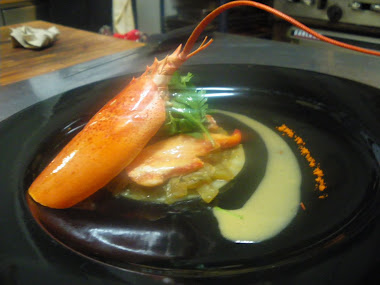 Lasagne ouverte de homard et fenouil confit