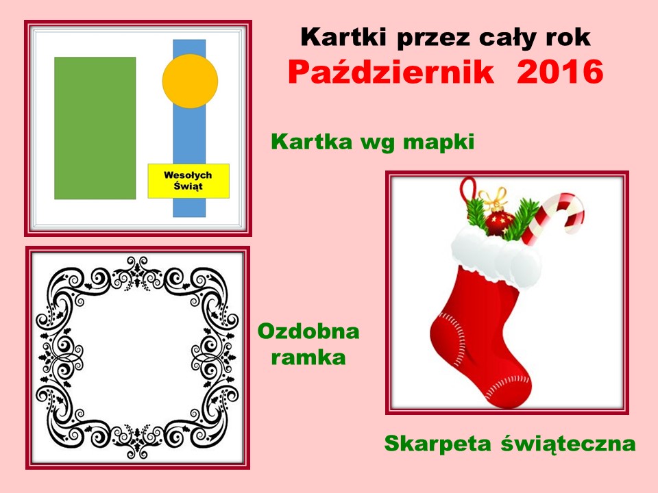 Kartki przez cały rok - Październik 2016