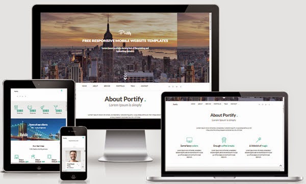 d77 ainun post portify a portfolio blogger templates is a