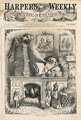 Illustration du Père Noël de Thomas Nast