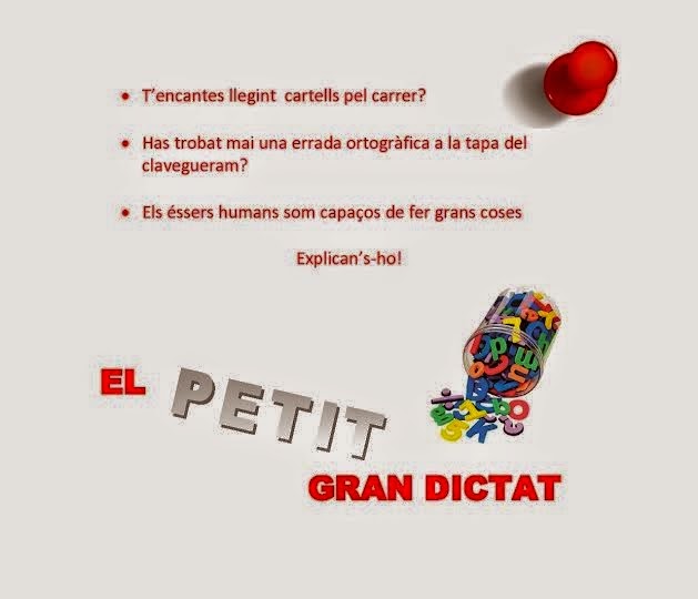 CONCURS "EL PETIT GRAN DICTAT"