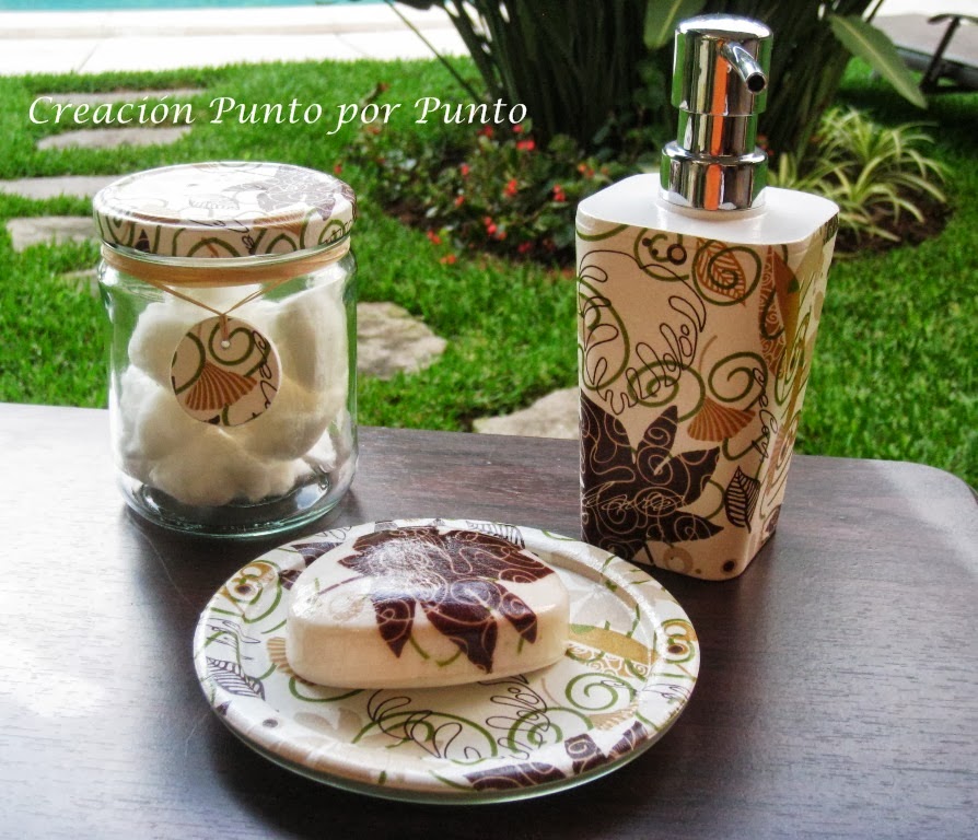 Creación Punto por Punto: Juego de baño