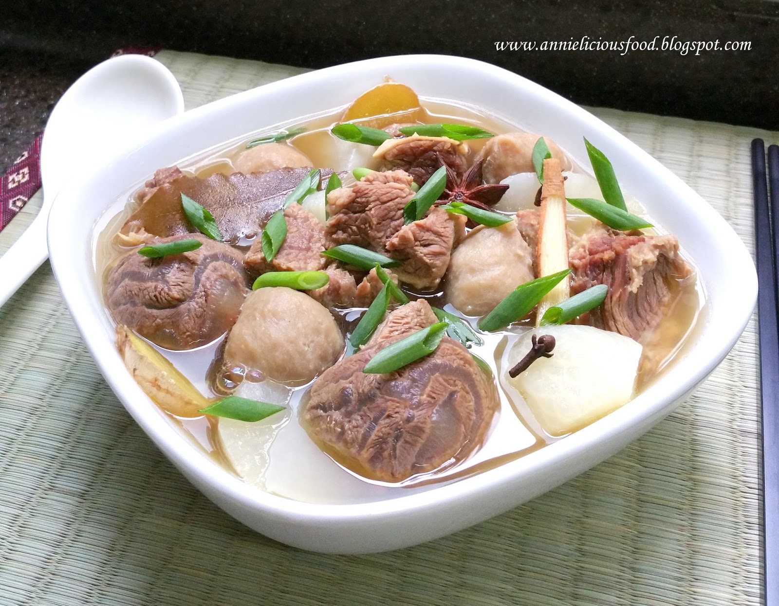 Annielicious Food Beef Brisket Clear Soup Stew / 清湯牛腩