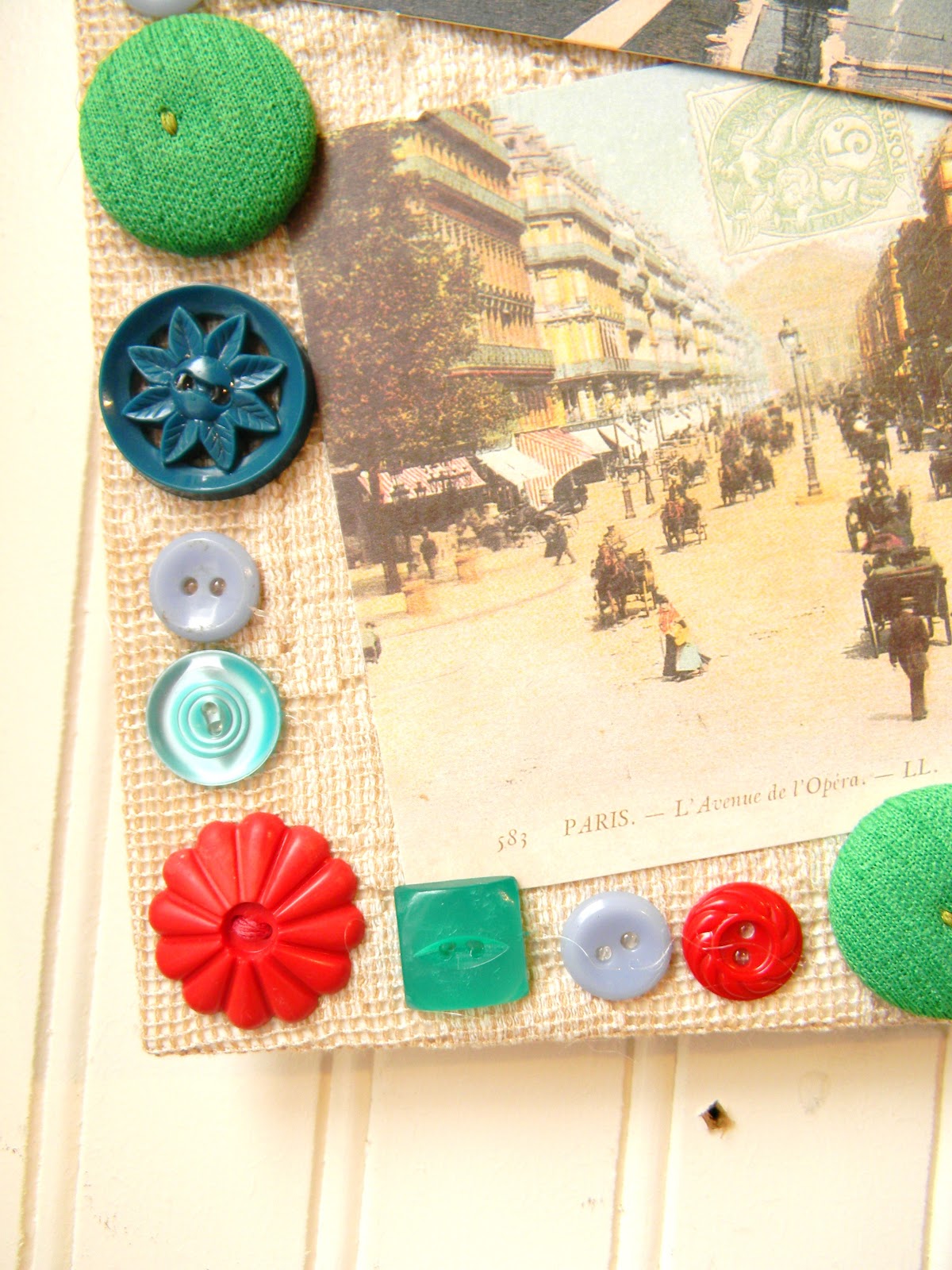 Everlasting Blooms DIY fabric covered canvas