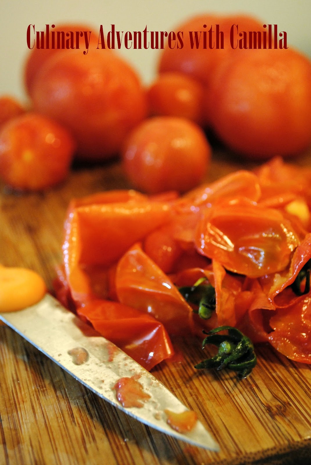 Skinning Tomatoes Easily {How To}