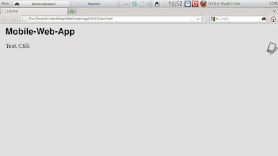 A simple example using CSS, inside HTML A simple example using CSS, inside HTML