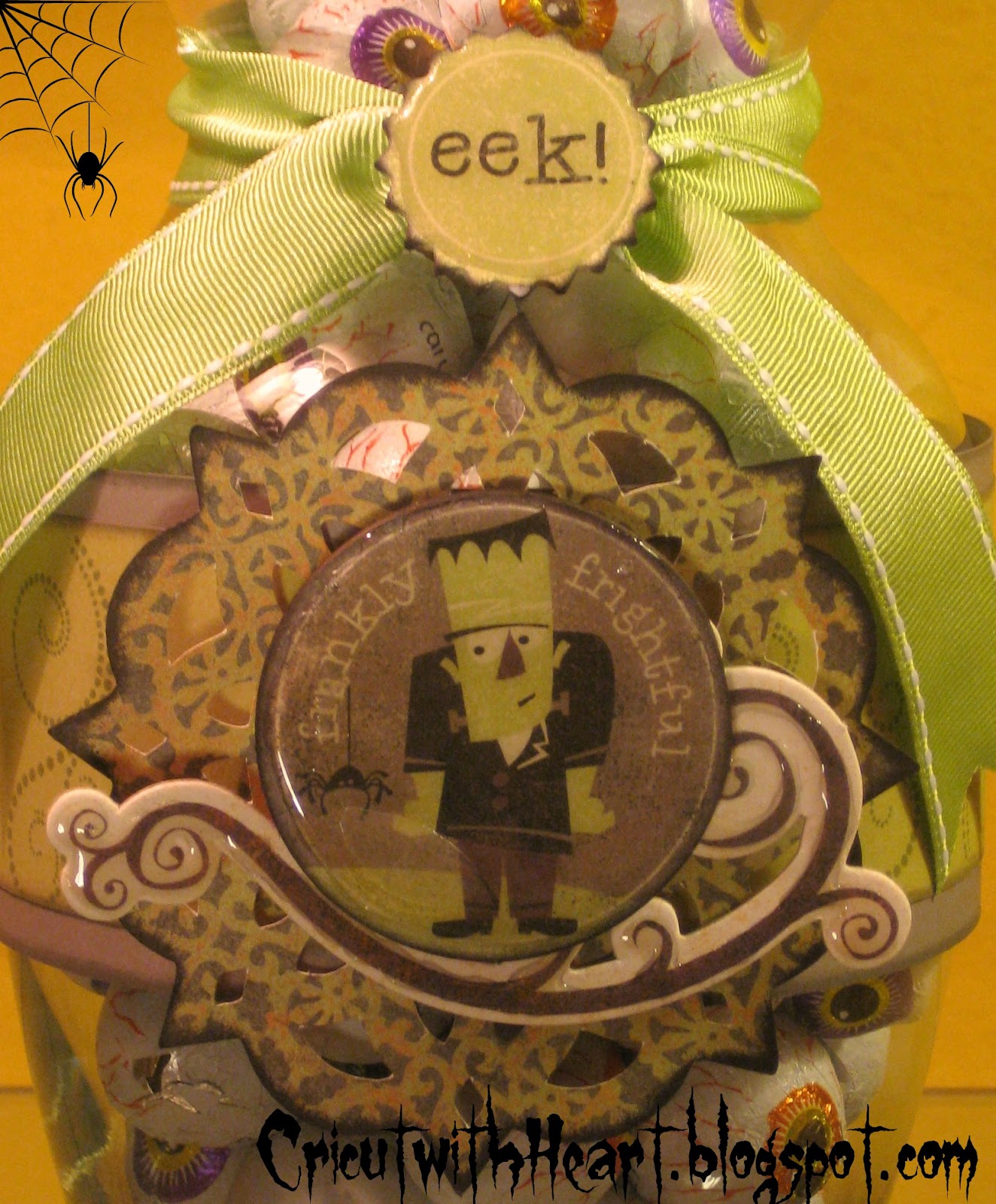 Cricut with Heart Frankie Candy Jar Trio Complete!