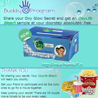 Free :: Sample of “Oxylife Creme Bleach” & chance to win Movie tickets by Dabur India!!!