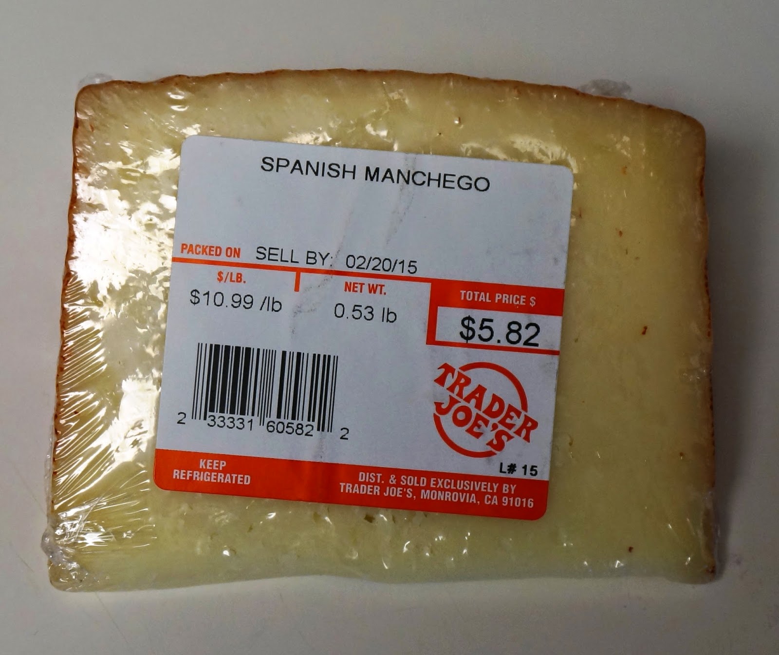 Exploring Trader Joe's Trader Joe's Spanish Manchego Cheese