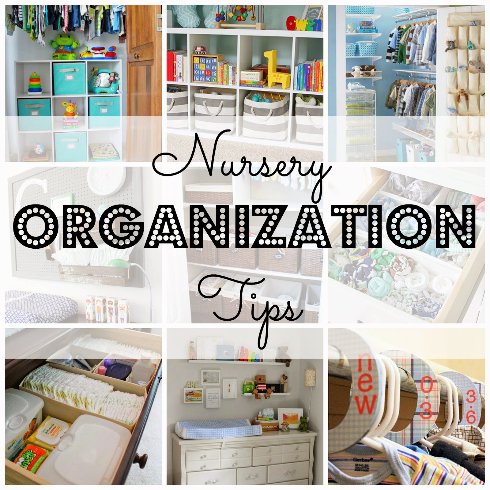 Organizing Plus 123 Nursery Organization Tips