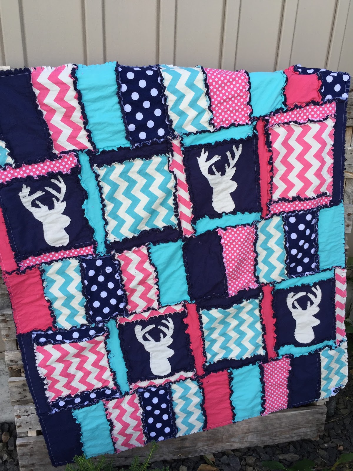 pink deer baby bedding