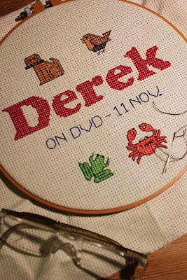Derek cross stitch design