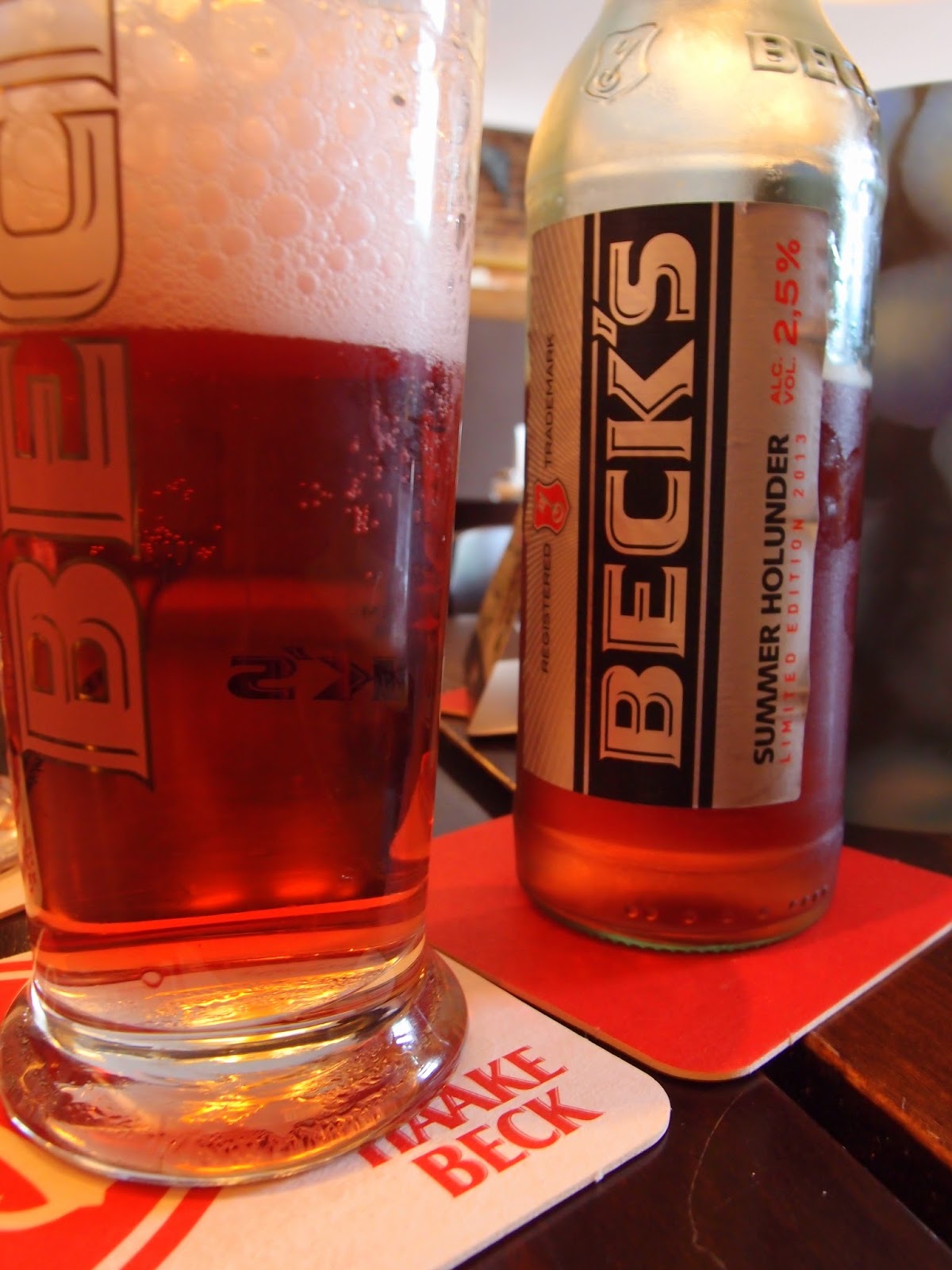 The VegHog Beck's beer mix drinks