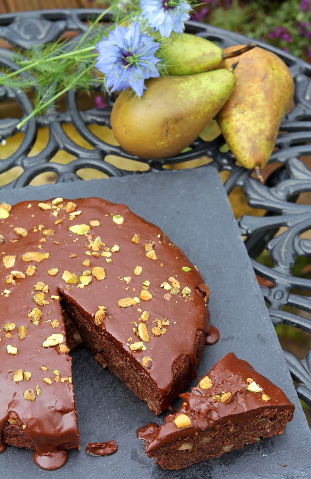 Gluten Free Alchemist Pear & Chocolate Cake (gluten free)