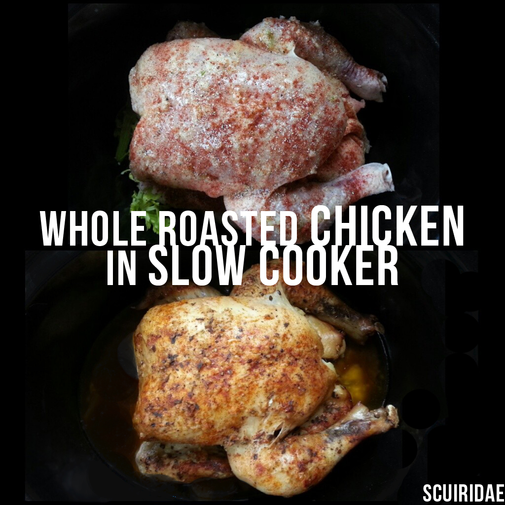 Sciuridae Whole Roasted Chicken in Slow Cooker (Primal/Paleo)