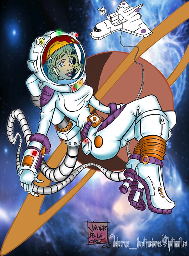 de la Cruz Art: Astrogirl