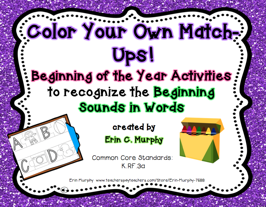 http://www.teacherspayteachers.com/Product/Color-Your-Own-Match-Ups-Beginning-Sound-Puzzle-Pieces-1256704