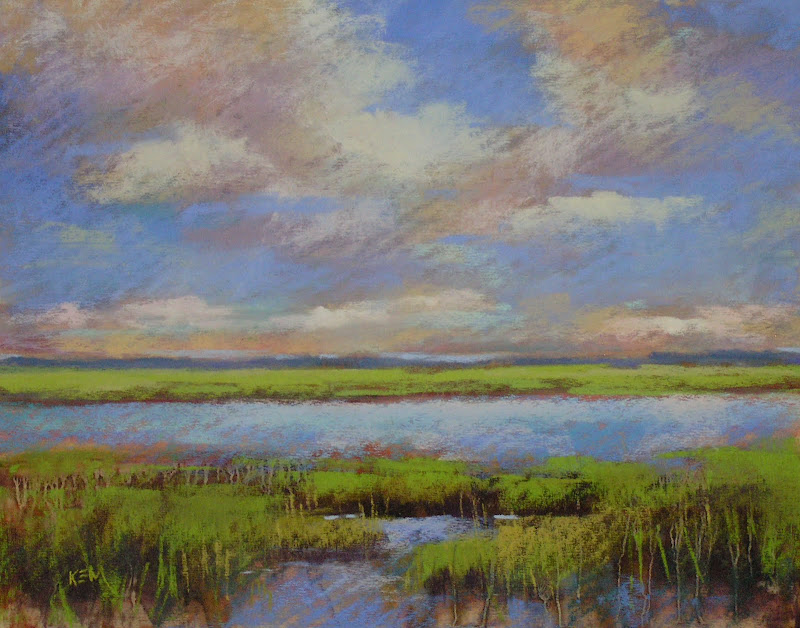Painting My World An Interesting Technique for Painting Marsh Grasses