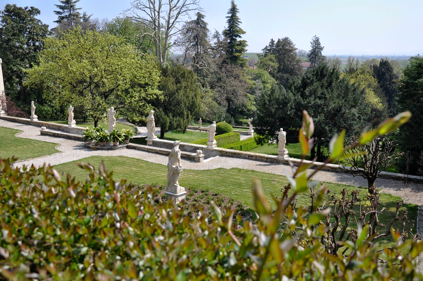 A view of the park of Villa da Schio, Costozza A view of the park of Villa da Schio, Costozza