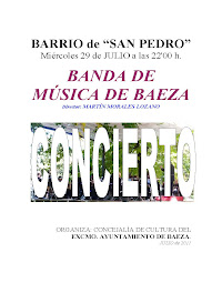 BIENVENIDO A LA "BANDA DE MÚSICA DE BAEZA" PRÓXIMAS ACTUACIONES