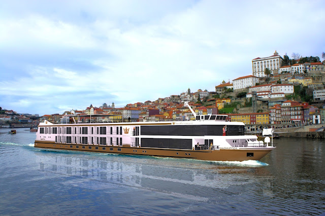 AmaWaterways Christens AmaVida, their newest member of the fleet on Friday, March 22. Photo: Courtesy of AmaWaterways. Unauthorized use is prohibited.