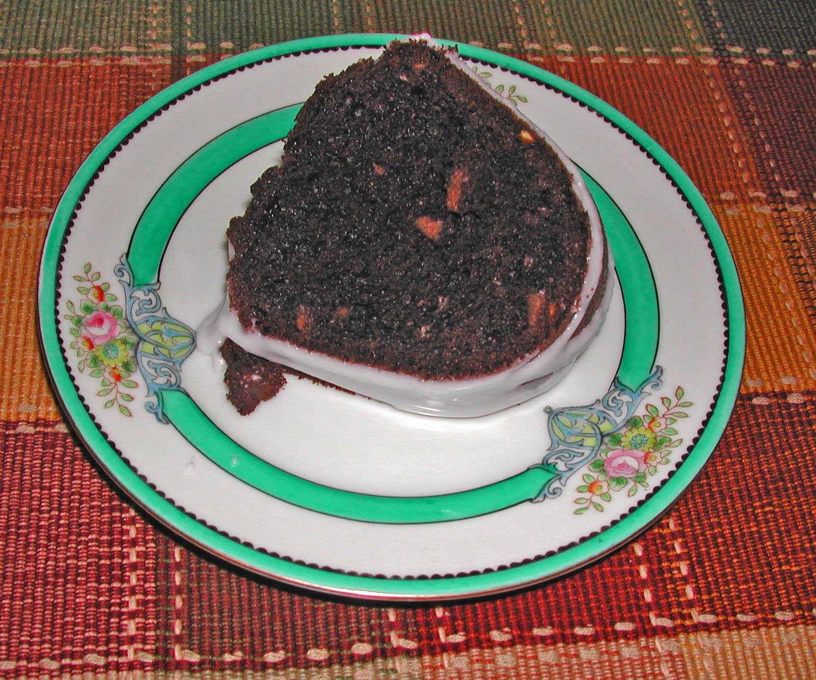 The Iowa Housewife Chocolate Almond Pound Cake