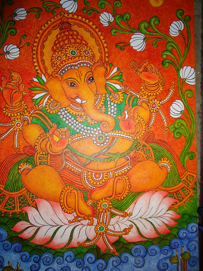 ദേവകല‌ mural paintings Mural painting