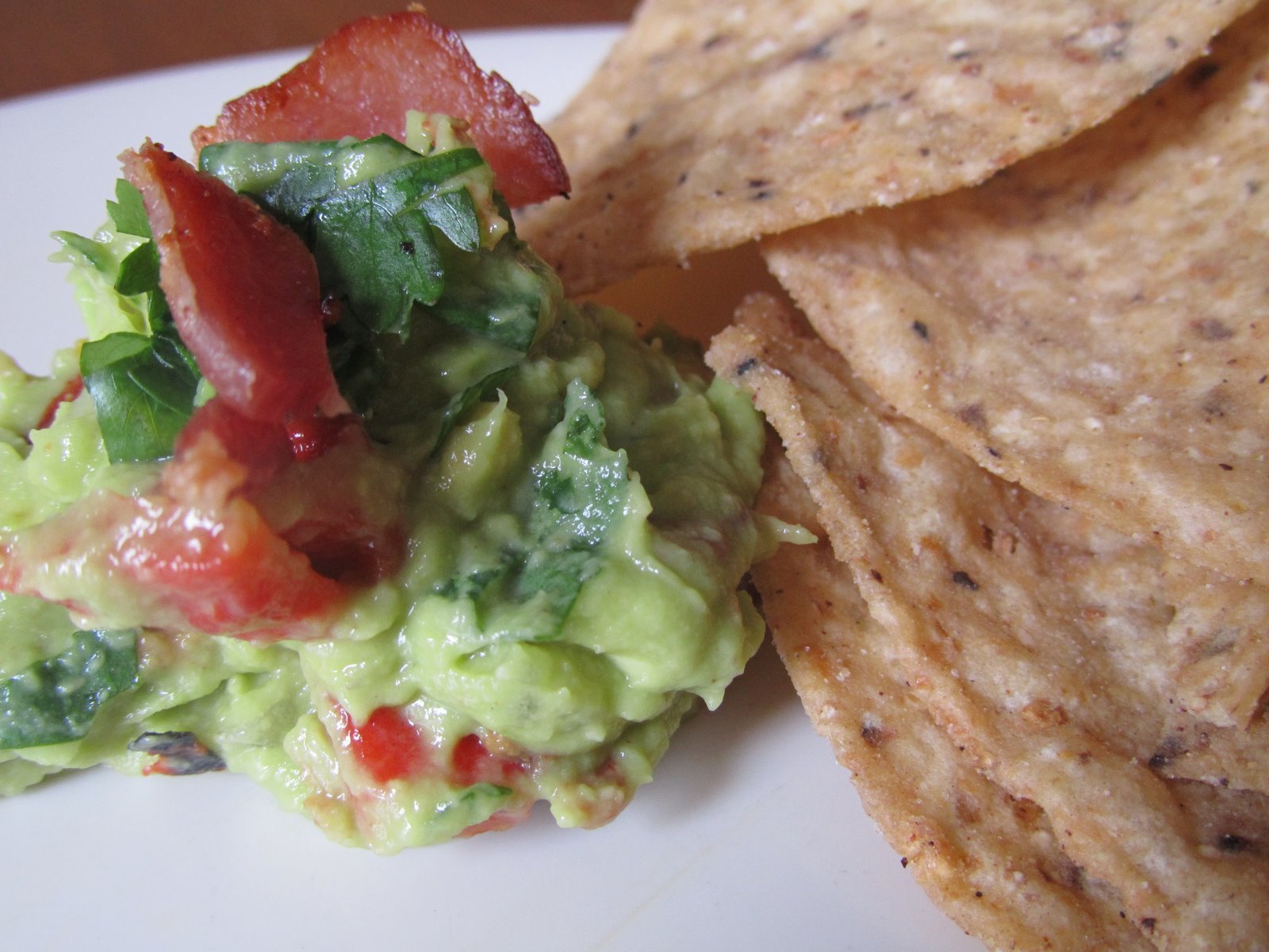 It's Yummy to My Tummy bacon and sundried tomato guacamole