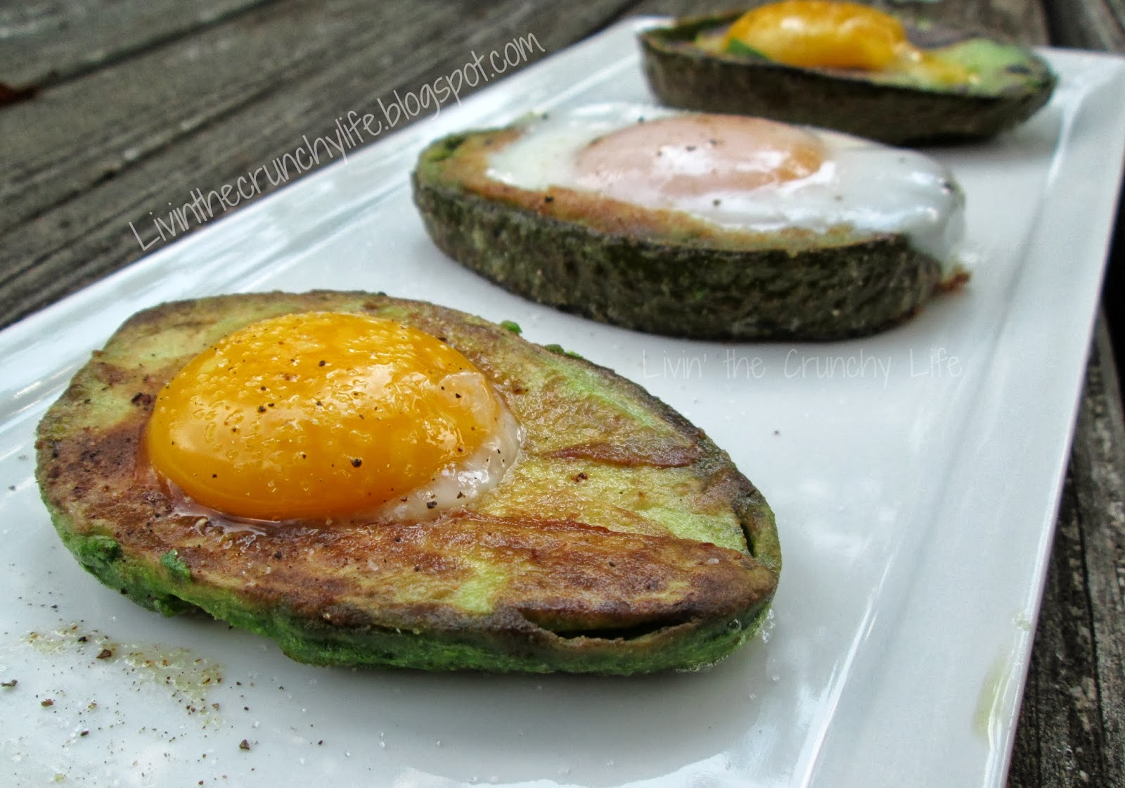 Crispy Avocado Fried Egg with Yolk Only Option (Egg in a Basket