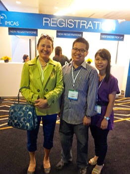 With My Colleague : Doctor. Zhu X., MBBS, MMED, Dipl. Derm. "Singapore"