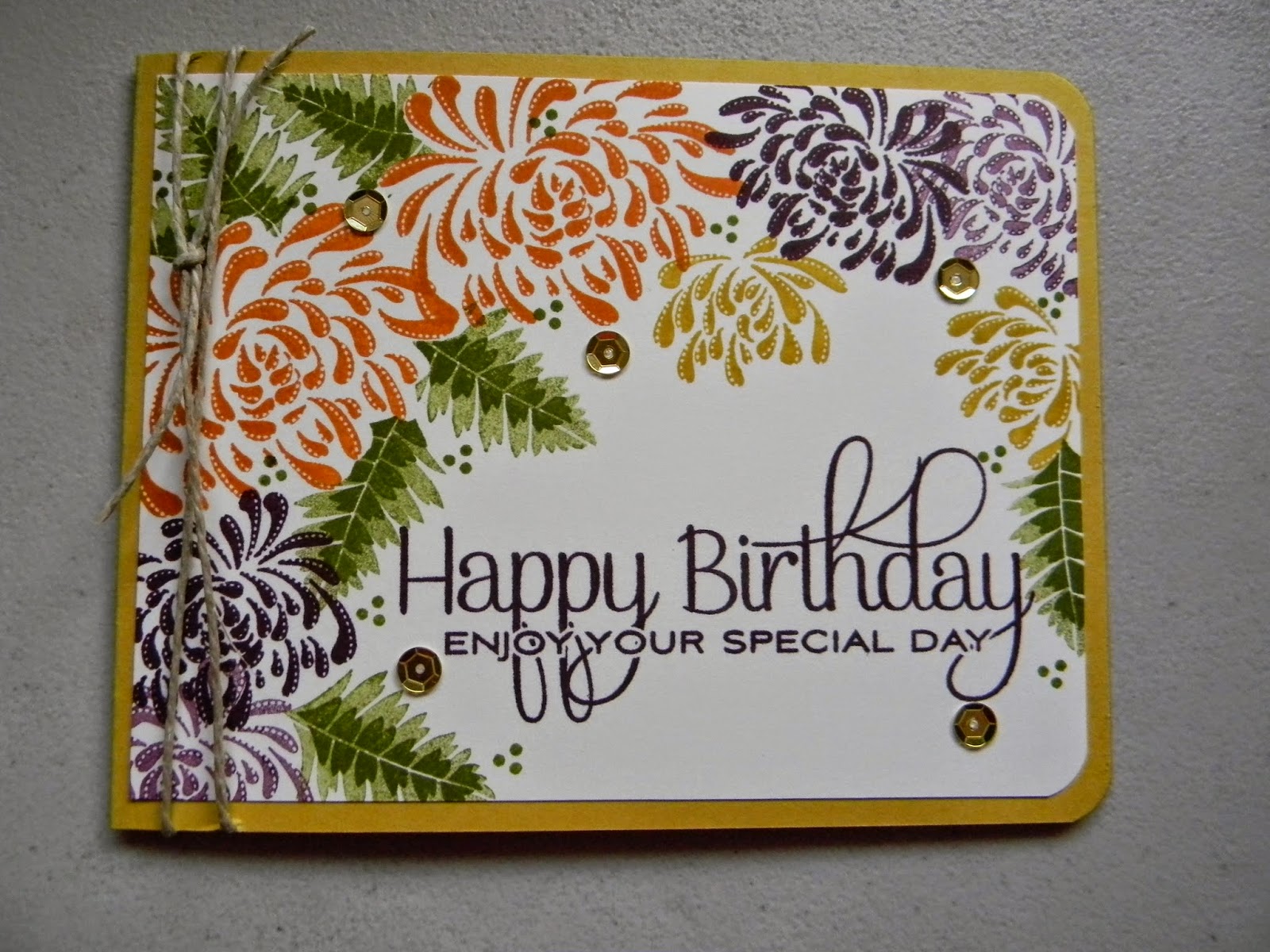Marcia's Stampin' Pad November Birthdays
