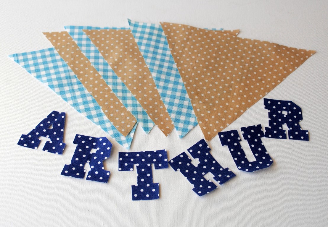 SewforSoul Baby Boy Personalised Bunting Tutorial