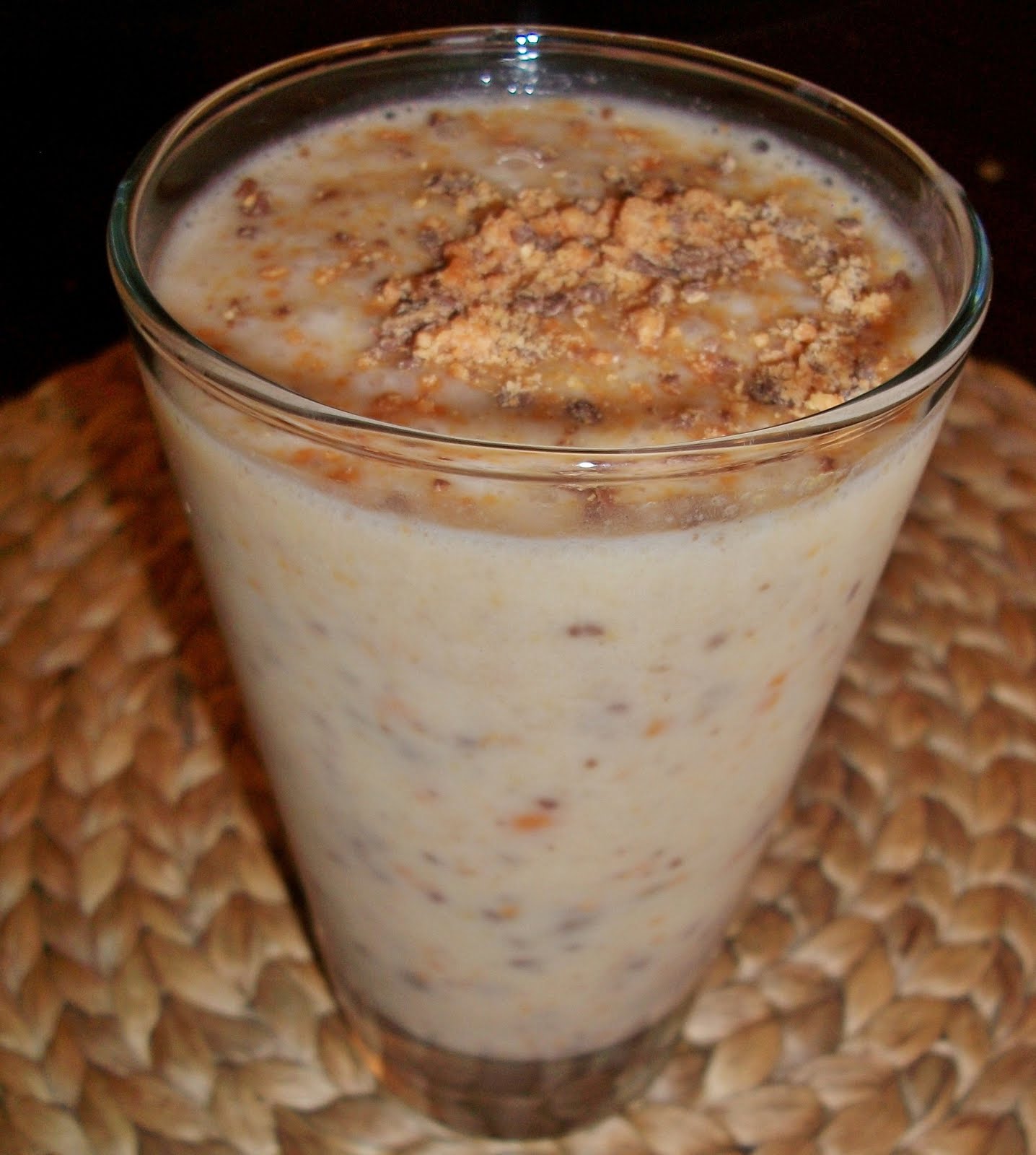 Cooking with Cristine ButterfingerBanana Milkshake