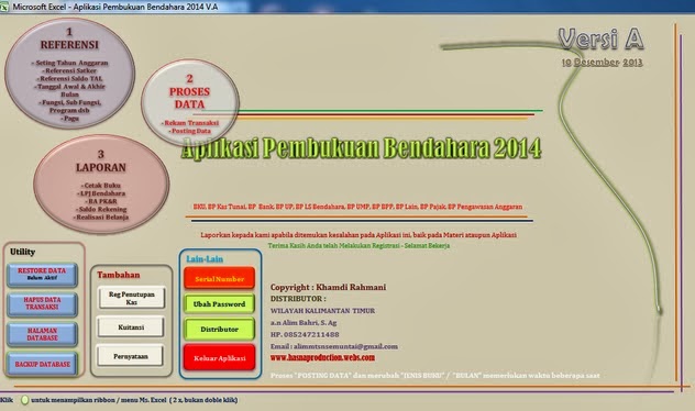 Hasna Production Group Aplikasi Pembukuan Bendahara