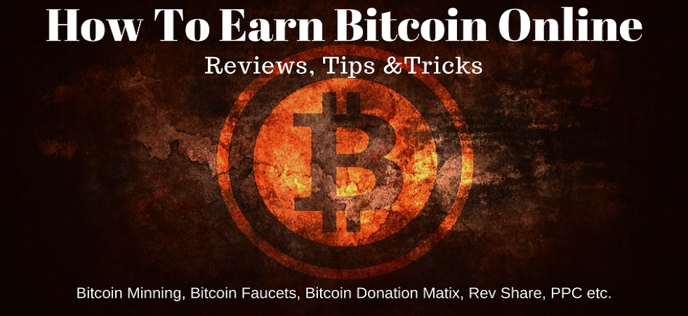 How To Earn Bitcoin Online