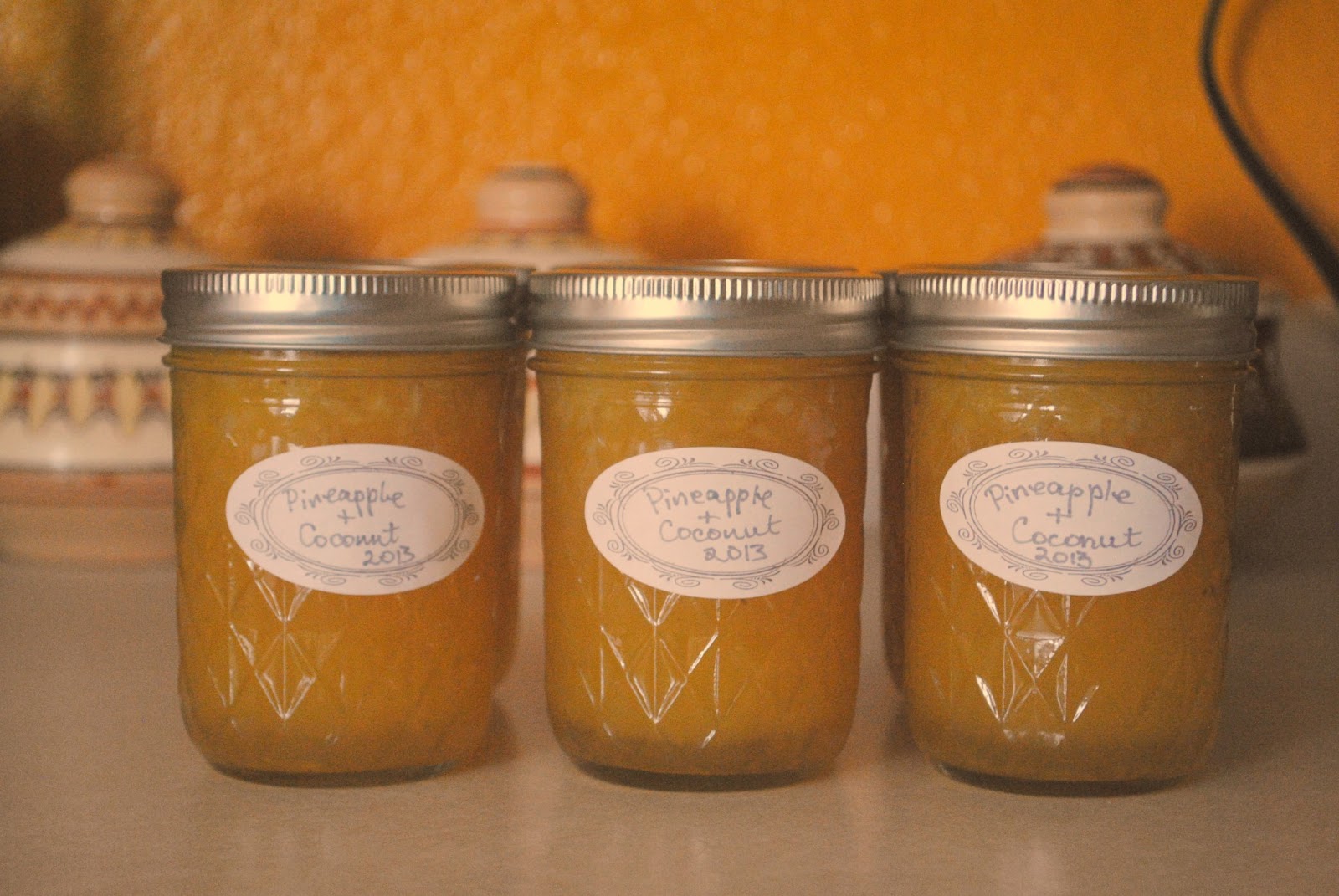 The Loveliest Lullaby Pineapple coconut jam