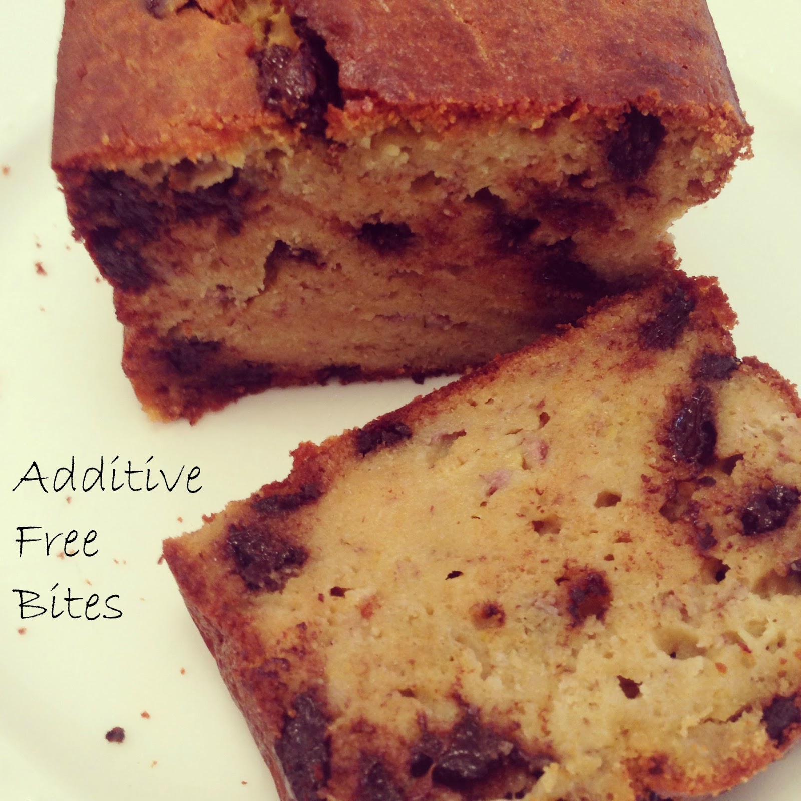 Additive Free Bites Banana & Choc Chip Bread