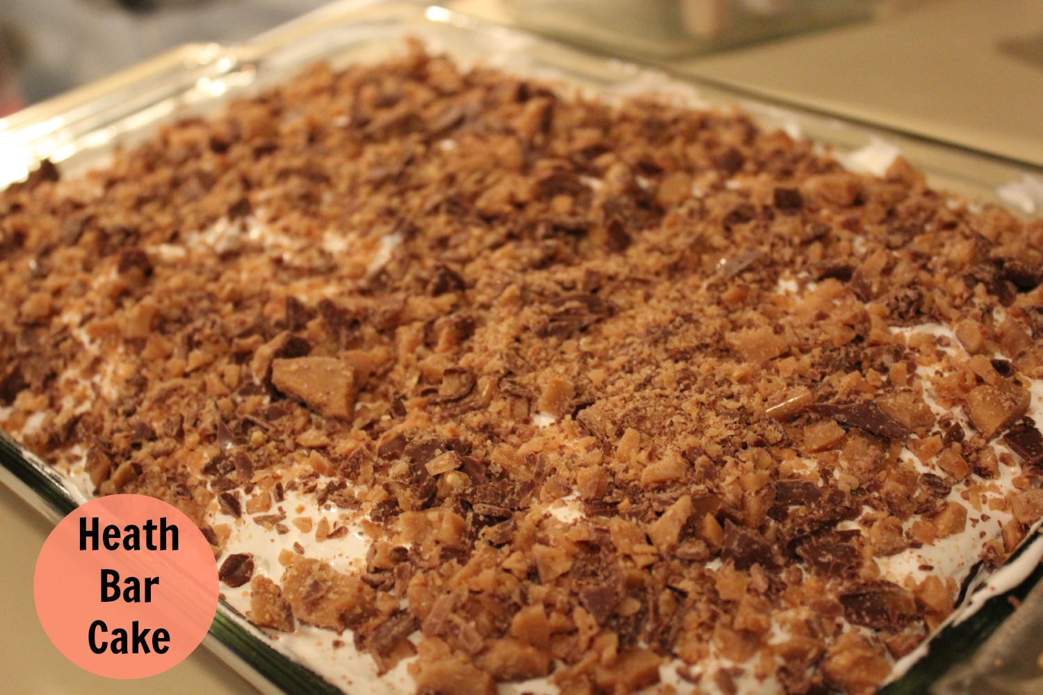 Total Basset Case Recipe Heath Bar Cake