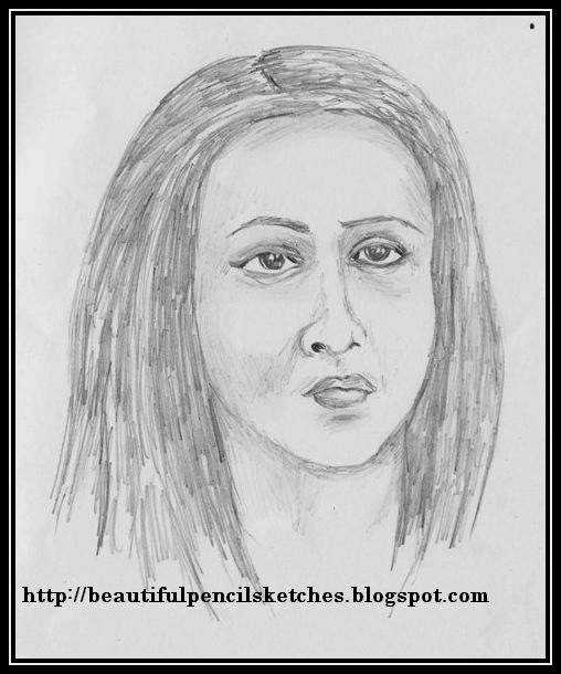Beautiful Pencil Sketches 10 Female Face Drawing Reference Pencil