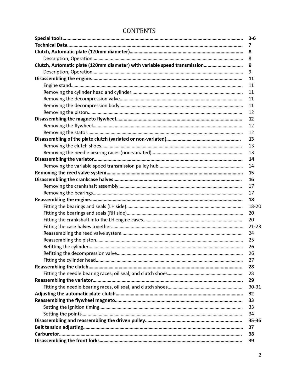 OB1 Repairs Peugeot 103 Service Manual