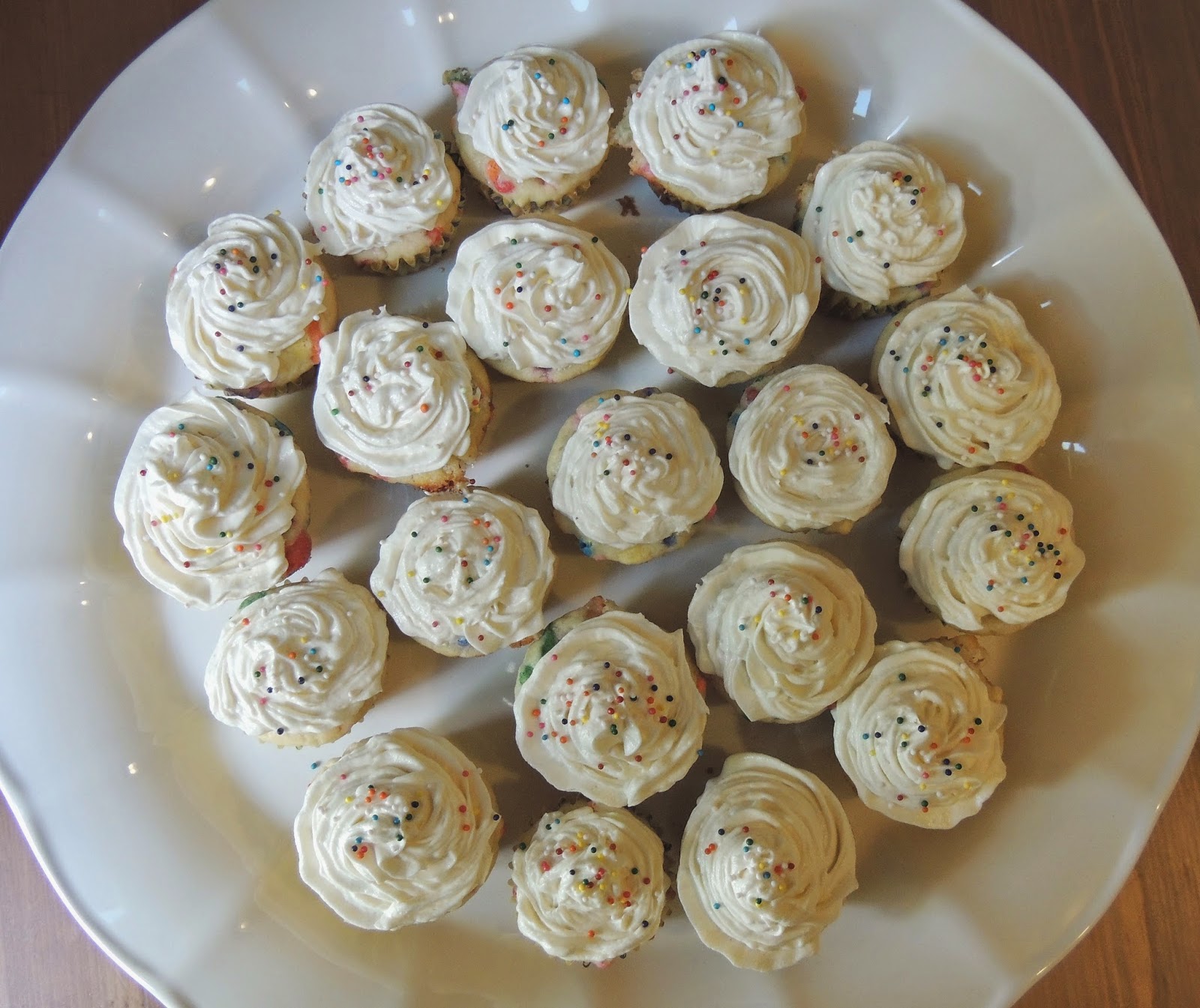 Gas Stove Girl Mini Funfetti Cupcakes