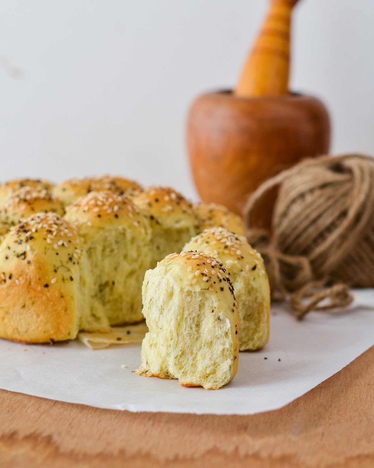 Instant search//Dill and Cream cheese potato rolls The moonblush Baker