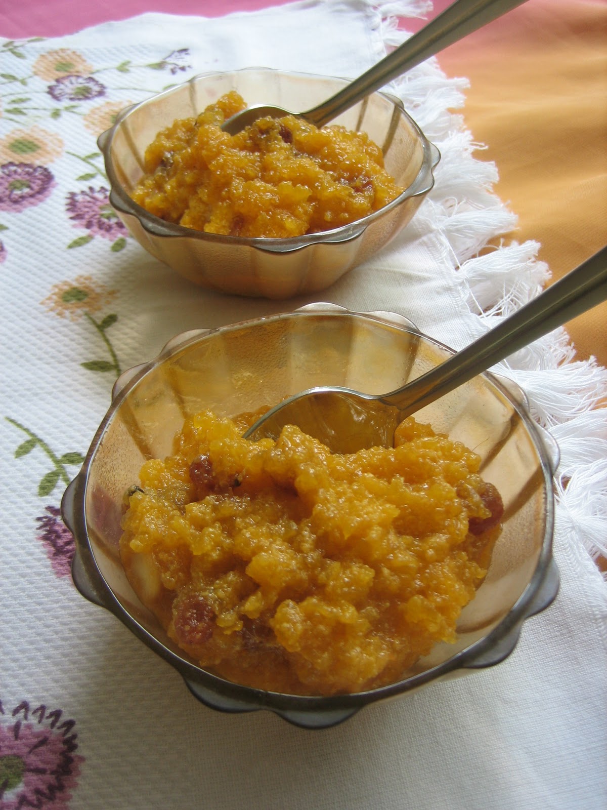 Spicy Foood Yellow Pumpkin Halwa Pressure cooker method