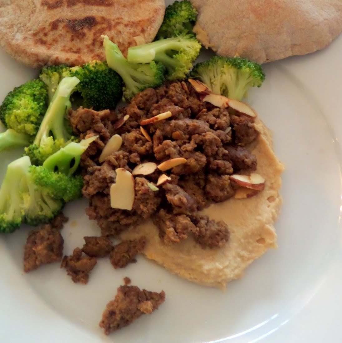 Spiced Lamb and Hummus Joybee, What's for Dinner?