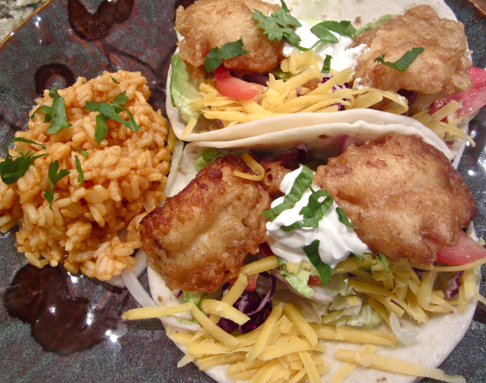cook a mama Taco Tuesday Beer Battered Shrimp Tacos