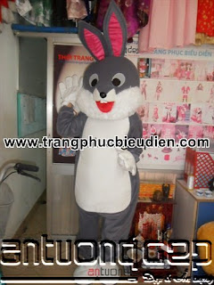 may bán mascot con thỏ