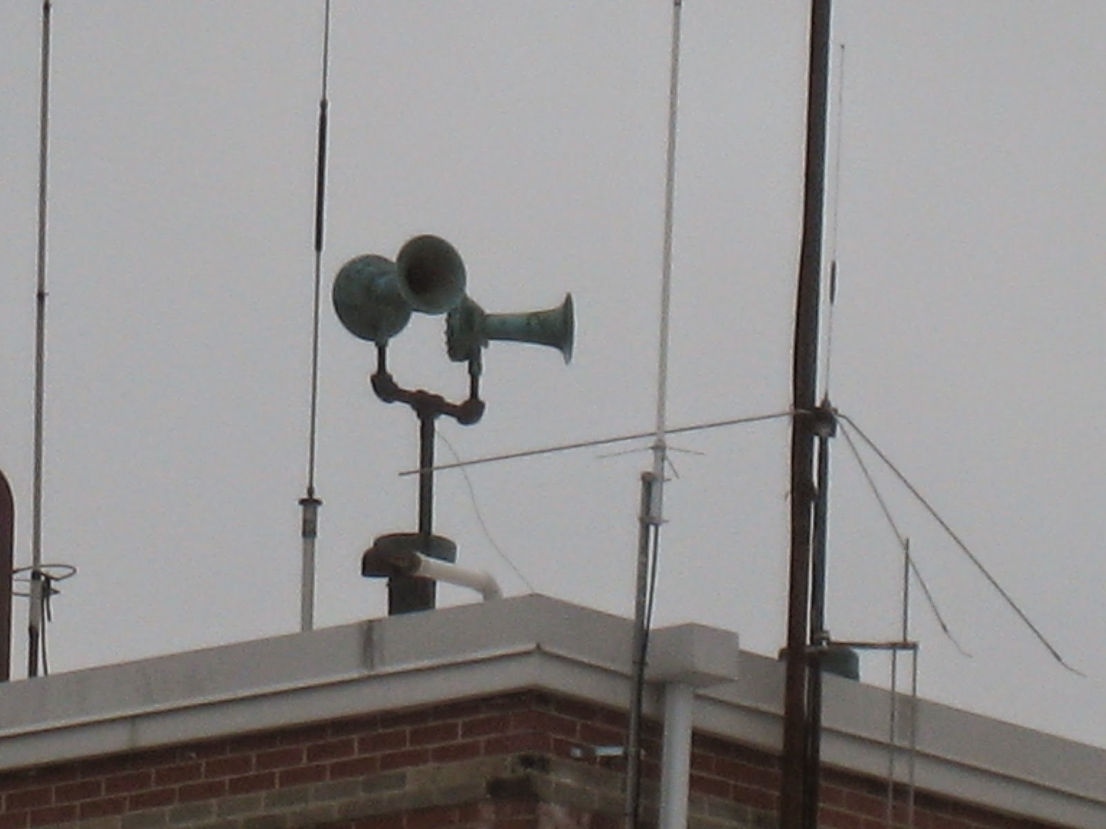 Maynard Life Outdoors and Hidden History of Maynard Fire Station Horn