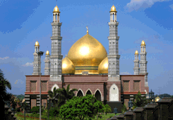 The Golden Dome Mosque Dian Al-Mahri, Depok, Indonesia