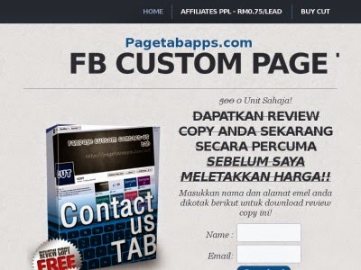 Facebook Custom Page Tab